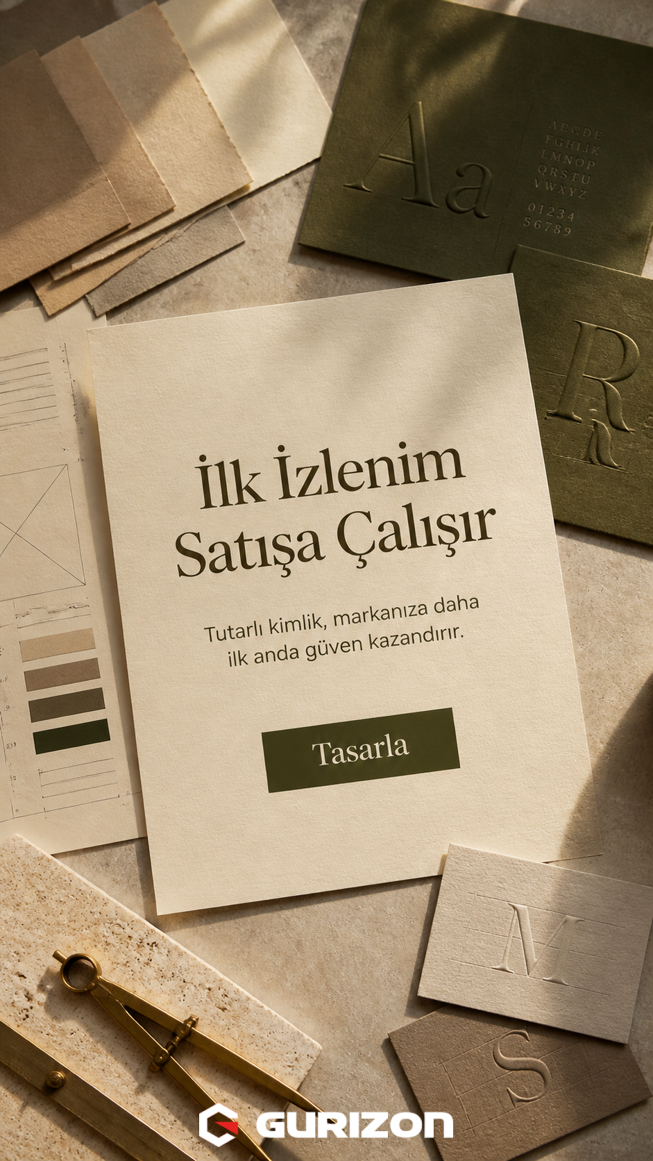 Gurizon sosyal medya tasarım örneği