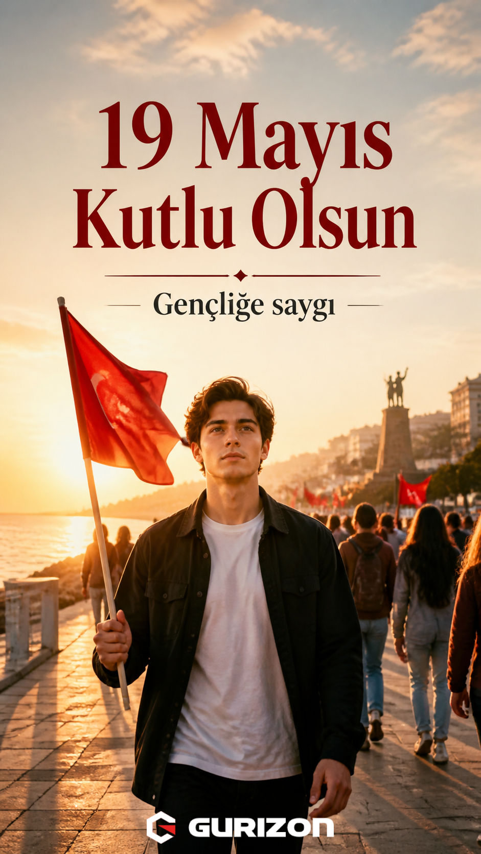 Gurizon sosyal medya tasarım örneği