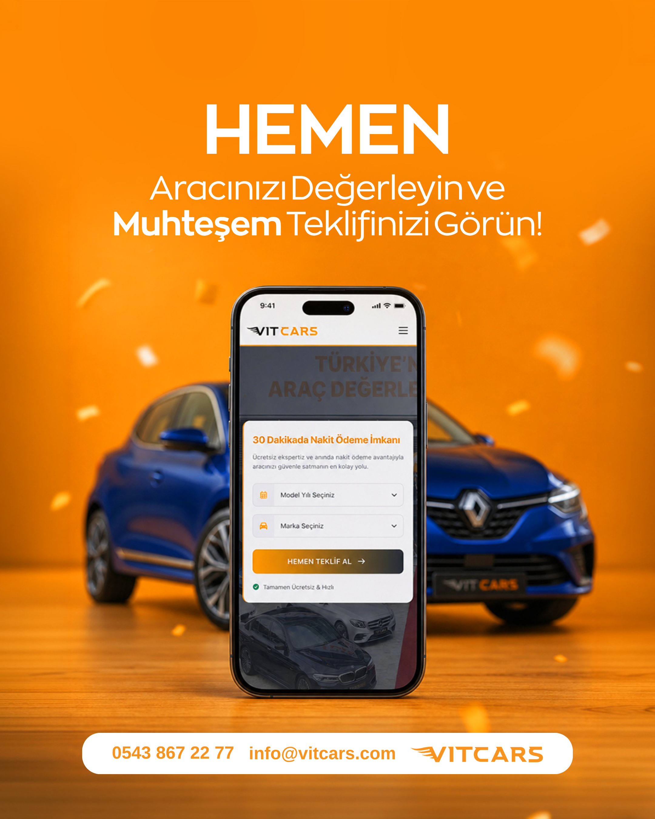 VitCars sosyal medya içeriği